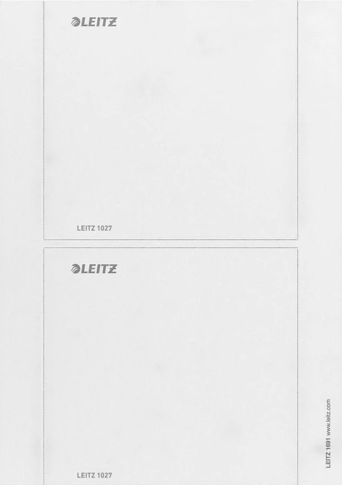Leitz Ordnerrücken-Etiketten für Leitz Qualitäts-Ordner 180°, 20 Rückenschilder, 10 Blatt