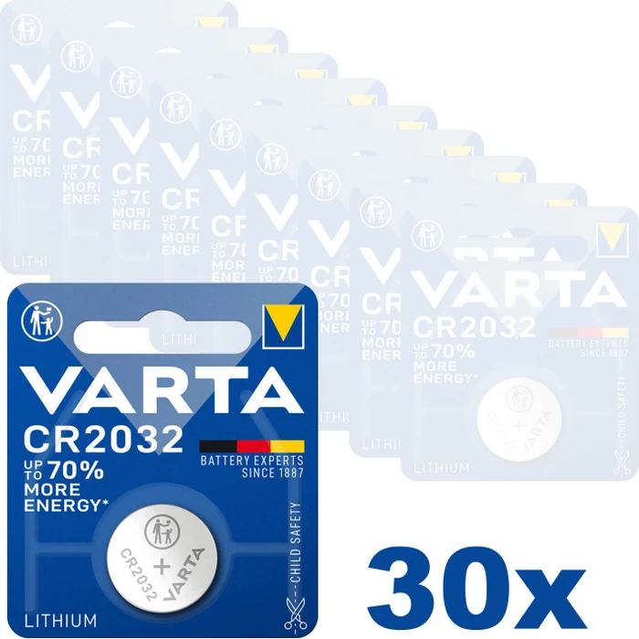 Varta CR2032, 30er-Pack