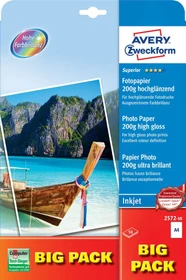 Avery-Zweckform Superior Fotopapier hochglänzend weiß, A4, 200g/m², 50 Blatt