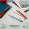 Parker IM Premium red lacquer/gold trim, rechte Hand, fein, Geschenkbox Vorschaubild