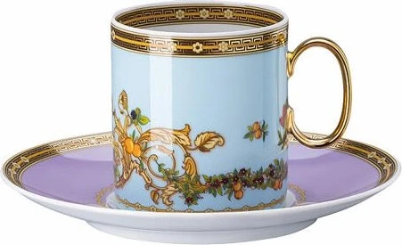 Rosenthal Versace Le Jardin de Versace Kaffeetassen-Set 230ml, 2-tlg.