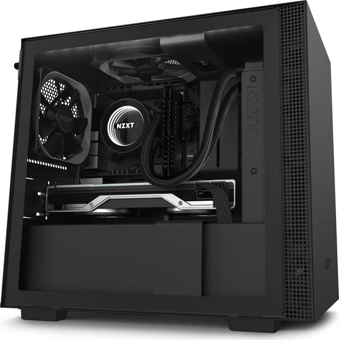 NZXT H210i, schwarz, Glasfenster, Mini-ITX