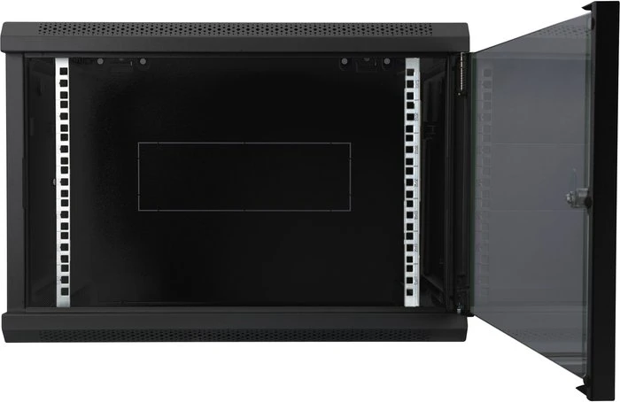 Digitus Professional Dynamic Basic Serie Wandschrank 16HE, Sicherheitsglastür, IP2X, schwarz, 450mm tief