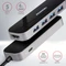 Axagon 6in1 USB-C Combo Hub, USB-C 3.0 [Stecker] Vorschaubild