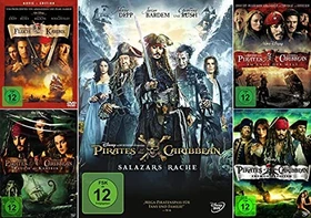 Pirates of the Caribbean Box (Filme 1-5) (DVD)