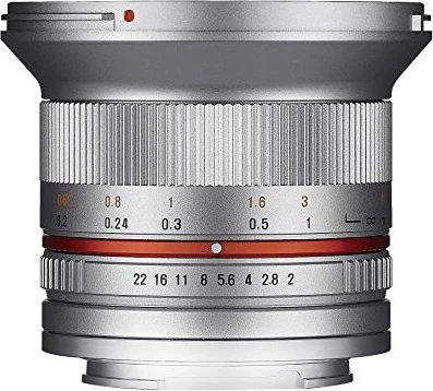 Samyang 12mm 2.0 NCS CS für Sony E silber