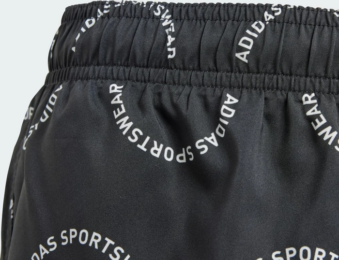 adidas Sportswear Wave Print CLX Badeshorts black/off white (Junior)