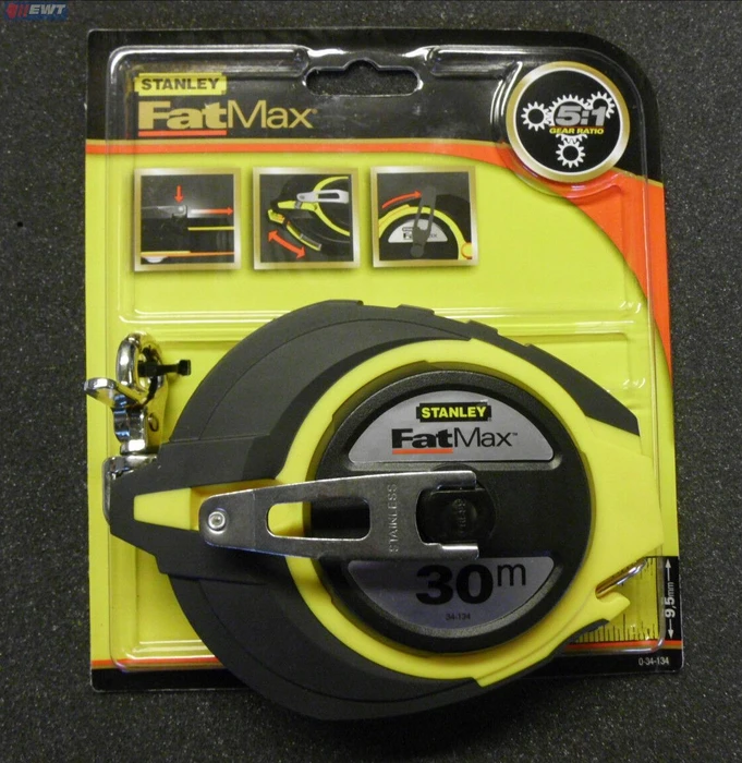 Stanley FatMax Stahl Kapsel-Maßband 30m