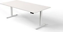 Kerkmann Move 3 elektrisch höhenverstellbarer Sitz-Steh-Schreibtisch 200x100cm weiß/weiß