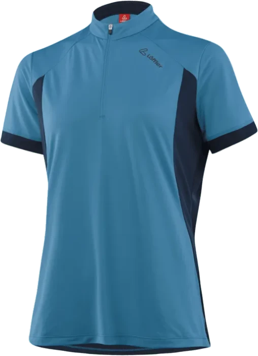 Löffler Alpha 23 Half-Zip Trikot kurzarm bluebird (Damen)