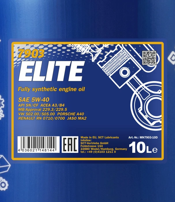 Mannol Elite 5W-40 10l
