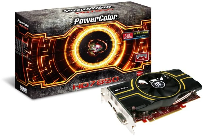 PowerColor Radeon HD 7850, 1GB GDDR5, DVI, HDMI, DP