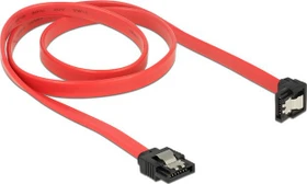 DeLOCK SATA 6Gb/s Kabel rot 0.7m, unten gewinkelt (83980)