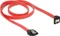 DeLOCK SATA 6Gb/s Kabel rot 0.7m, unten gewinkelt Vorschaubild