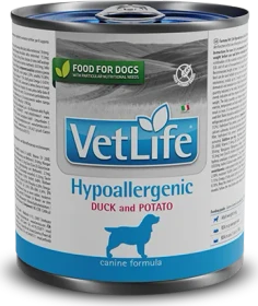 Farmina Vet Life, Hypoallergenic und Süsskartoffel, mit Ente, 300g
