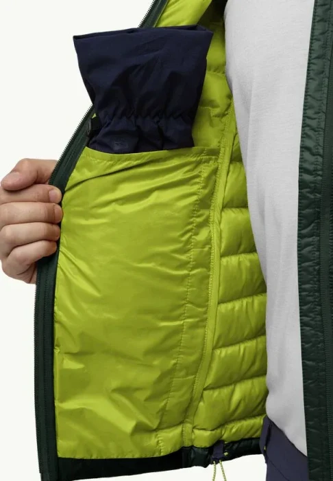 Jack Wolfskin Passamani Down Funktionsjacke black olive (Herren)