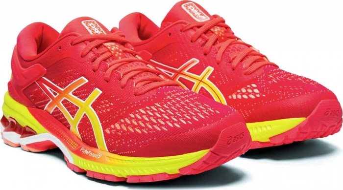 Asics Gel-Kayano 26 laser pink/sour yuzu (Damen)