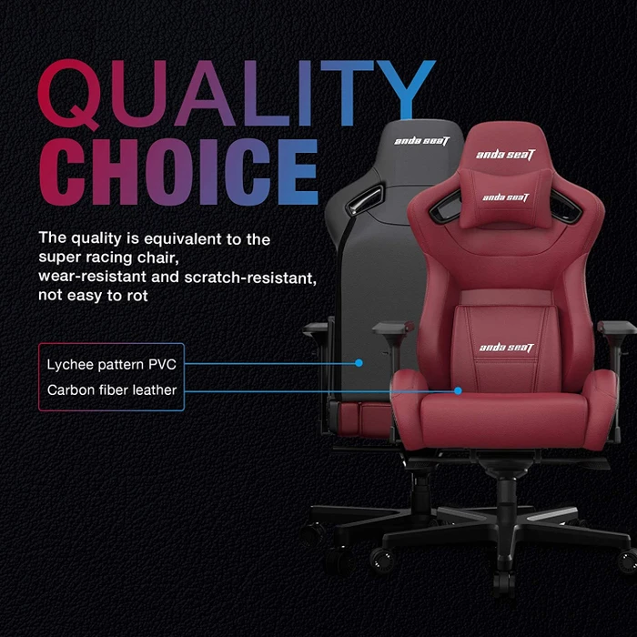 Anda Seat Kaiser Pro/2 XL Gamingstuhl, dunkelrot