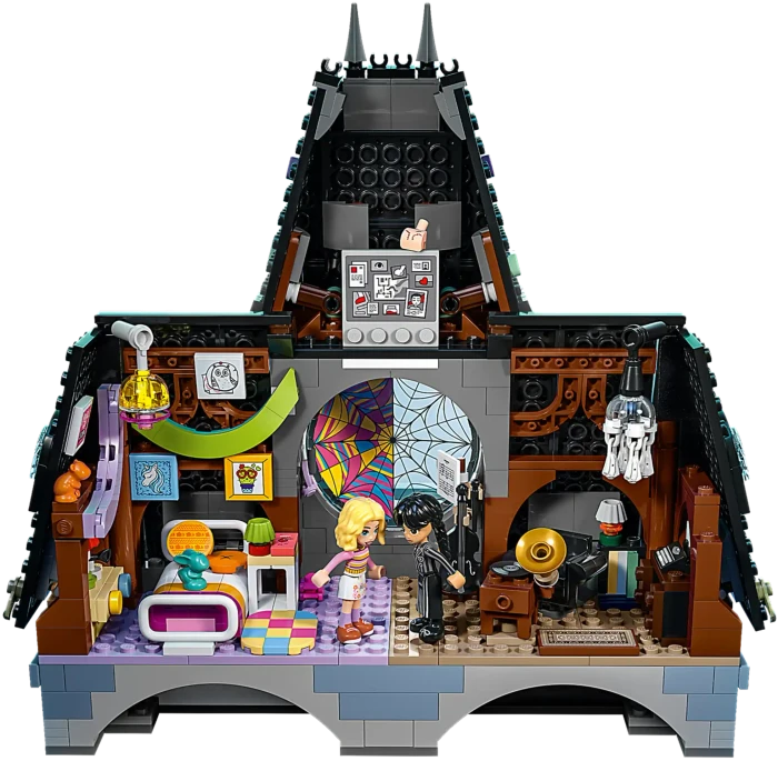 LEGO Wednesday - Wednesdays und Enids Zimmer im Studentenwohnheim