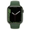 Apple Watch Series 7 (GPS) 45mm Aluminium grün mit Sportarmband Klee Vorschaubild