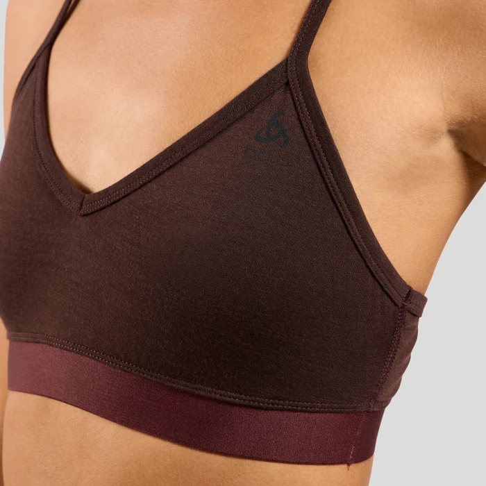 Odlo Merino Soft Sport-BH fudge (Damen)