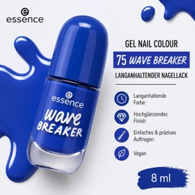 Essence gel nail colour Nagellack 75 wave breaker, 8ml
