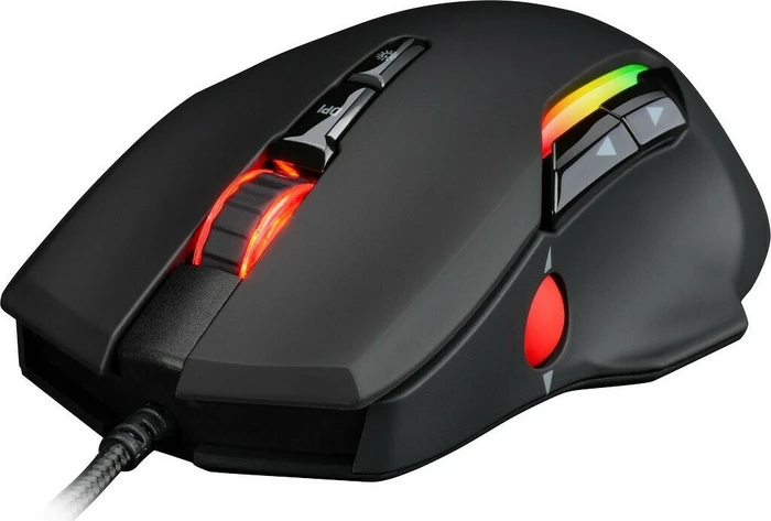 Inter-Tech Nitrox GT-200 RGB Gaming Maus schwarz, USB