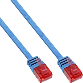InLine Flach-Patchkabel, Cat6, U/UTP, RJ-45/RJ-45, 7m, grau