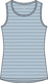 CMP Unlimitech Mesh Tanktop Funktionsshirt ärmellos sky blue (Damen)
