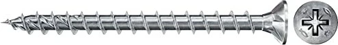 fischer PowerFast FPF II CZF BC PZ2 5x60 Spanplattenschraube, 5x60mm, 200 Stück