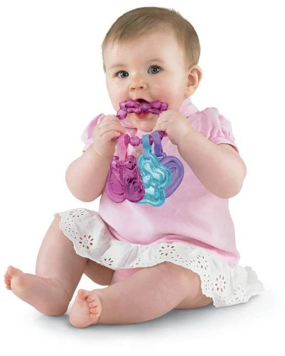 Mattel Fisher-Price Rassel und Beißring Armbändchen