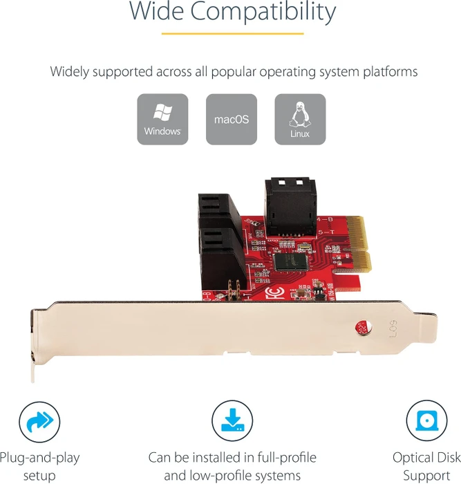StarTech SATA-Controller, 6x SATA, PCIe 3.0 x4