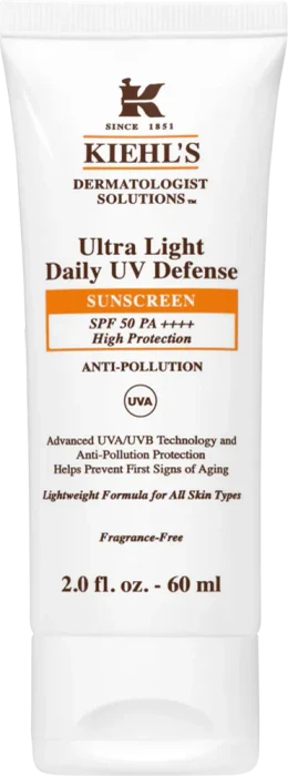 Kiehl's Ultra Light Daily UV Defense Sonnencreme LSF50, 60ml