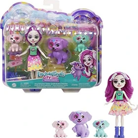 Mattel Enchantimals - Dessa Dalmatian Familie