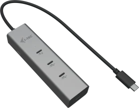 i-tec Charging Metal HUB 5port with USB-C video 8K + Power Delivery 85W, USB-C 3.1 [Stecker] (C31HUBMETAL8KPDPRO)