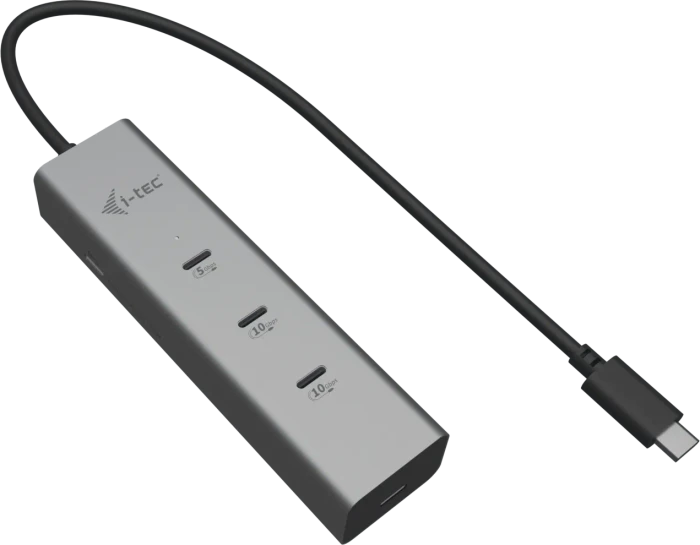 i-tec Charging Metal HUB 5port with USB-C video 8K + Power Delivery 85W, USB-C 3.1 [Stecker]