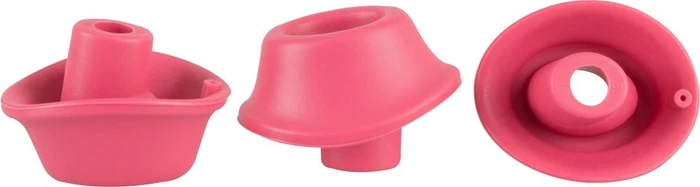 Womanizer Premium 2 Ersatzkappe M rot, 3 Stück