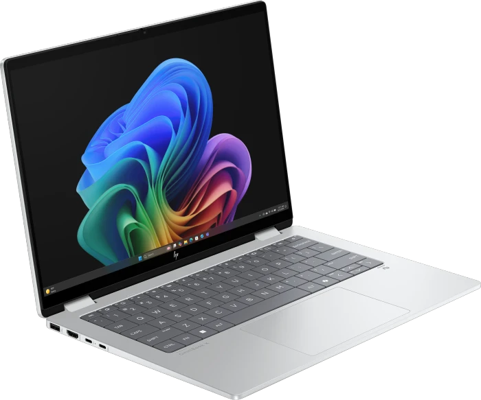 HP OmniBook X FlipNGAI 14-fm0253n, Glacier Silver, Core Ultra 5 226V, 16GB RAM, 512GB SSD, DE