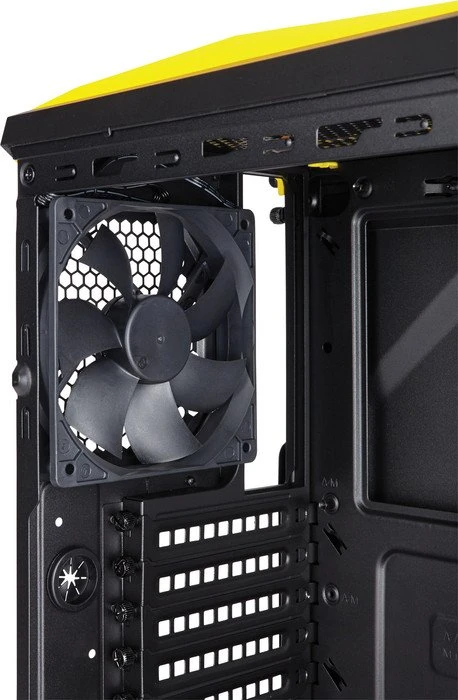 Corsair Carbide Series SPEC-ALPHA gelb/schwarz, Acrylfenster