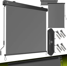 Kesser Senkrechtmarkise 200x250cm anthrazit