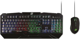 MediaRange GS102 Keyboard and Optical Mouse Gaming Combo Set schwarz, USB, DE