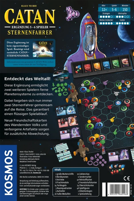 Die Siedler von Catan - Sternenfahrer Ergänzung 5-6 Spieler (Erweiterung)