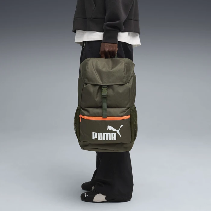 Puma Phase Hooded 20l dark olive/glowing red