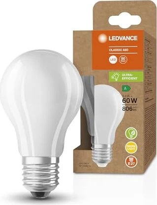 Osram Ledvance LED Energy Efficiency A S Classic A 40 3.8W/830 E27 Frosted