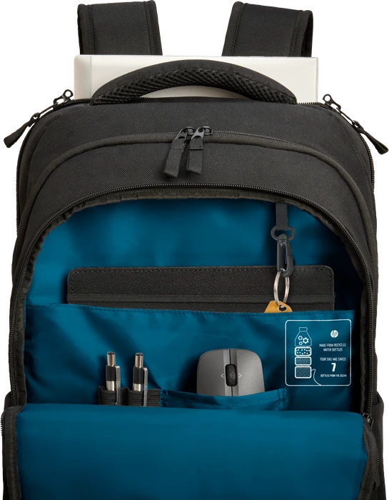 HP Professional Laptop-Rucksack 17.3" Schwarz/Atlantic Blue