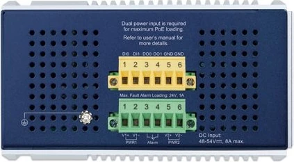 Planet IGS-4215 Industrial Railmount Gigabit Managed Switch, 8x RJ-45, 4x SFP+, 360W PoE++