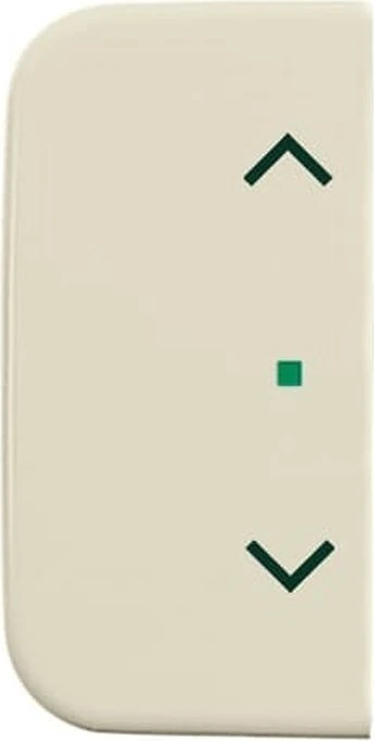 Busch-Jaeger Wippe 2-fach mit Symbol "Jalousie", weiß