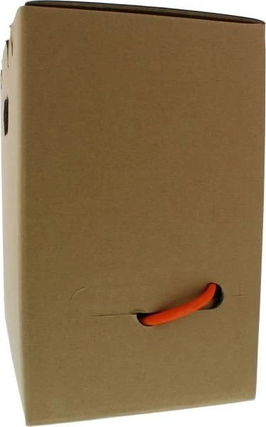 InLine Twisted-Pair Verlegekabel, Cat7a, S/FTP, ohne Stecker, 50m, orange