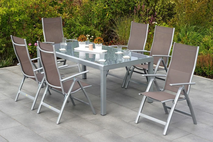 Merxx Carrara Gartenmöbel-Set taupe