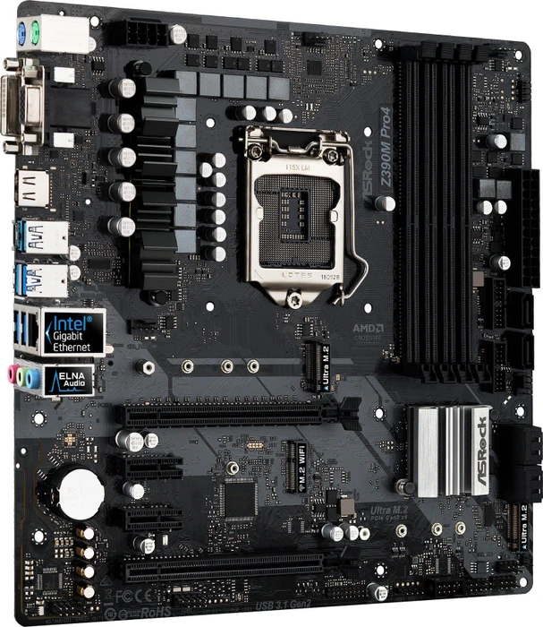 ASRock Z390M Pro4 (Intel 1151 v2)